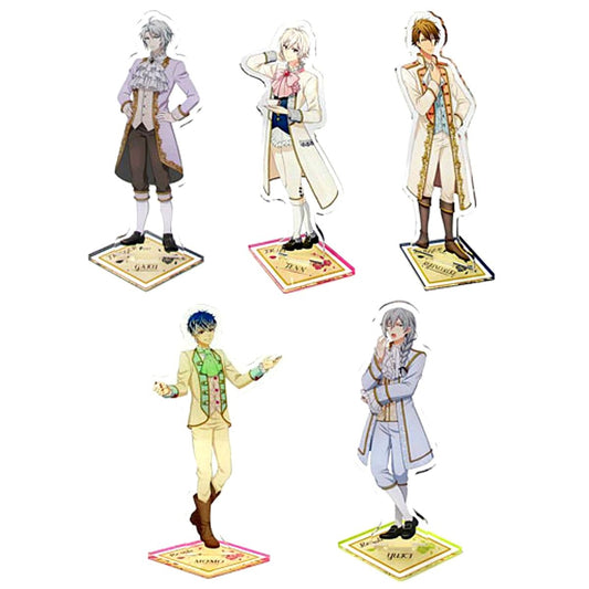 Set of 5 IDOLiSH7 Garden Tea Room Cafe Acrylic Stand Trigger & Re:vale [USED]