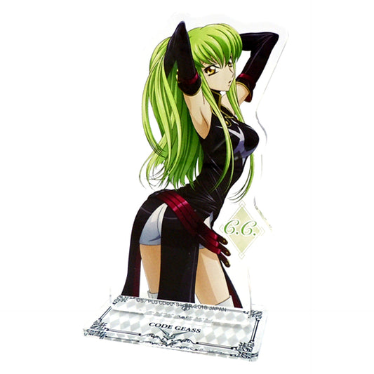 C.C. Black Outfit Code Geass Lelouch of the Rebellion III Glorious Path The LEGEND of GEASS Acrylic Plate with Stand Sega Limited [USED]