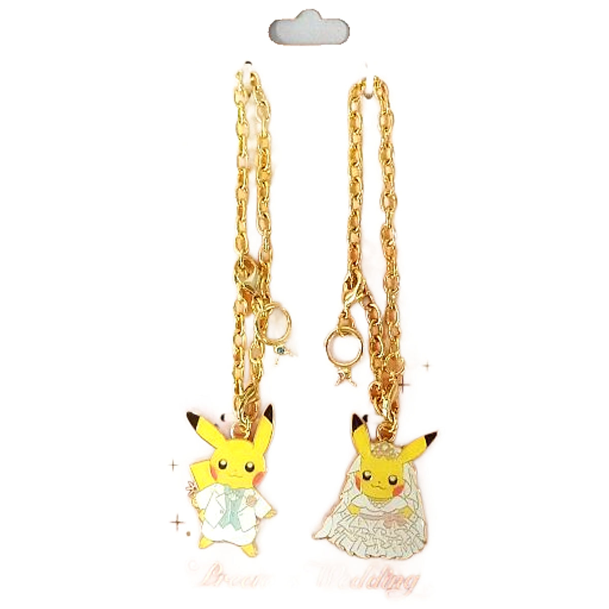Pair Pikachu Pokemon Pair Charm Precious Wedding Pokemon Center Limited Charm [USED]