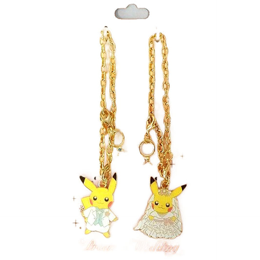 Pair Pikachu Pokemon Pair Charm Precious Wedding Pokemon Center Limited Charm [USED]