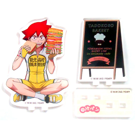 Shoukichi Naruko BIG Acrylic Stand Yowamushi Pedal GLORY LINE Tadokoro Bread cafe in animate cafe [USED]