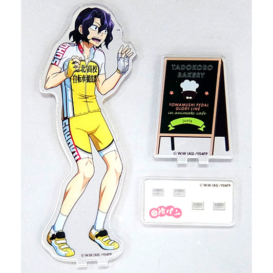 Junta Teshima BIG Acrylic Stand Yowamushi Pedal GLORY LINE Tadokoro Bread cafe in animate cafe [USED]