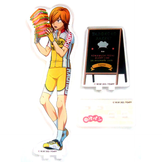 Hajime Aoyagi BIG Acrylic Stand Yowamushi Pedal GLORY LINE Tadokoro Bread cafe in animate cafe [USED]