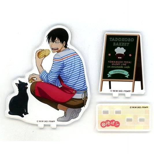 Yasutomo Arakita BIG Acrylic Stand Yowamushi Pedal GLORY LINE Tadokoro Bread cafe in animate cafe [USED]