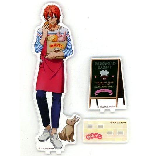 Hayato Shinkai BIG Acrylic Stand Yowamushi Pedal GLORY LINE Tadokoro Bread cafe in animate cafe [USED]