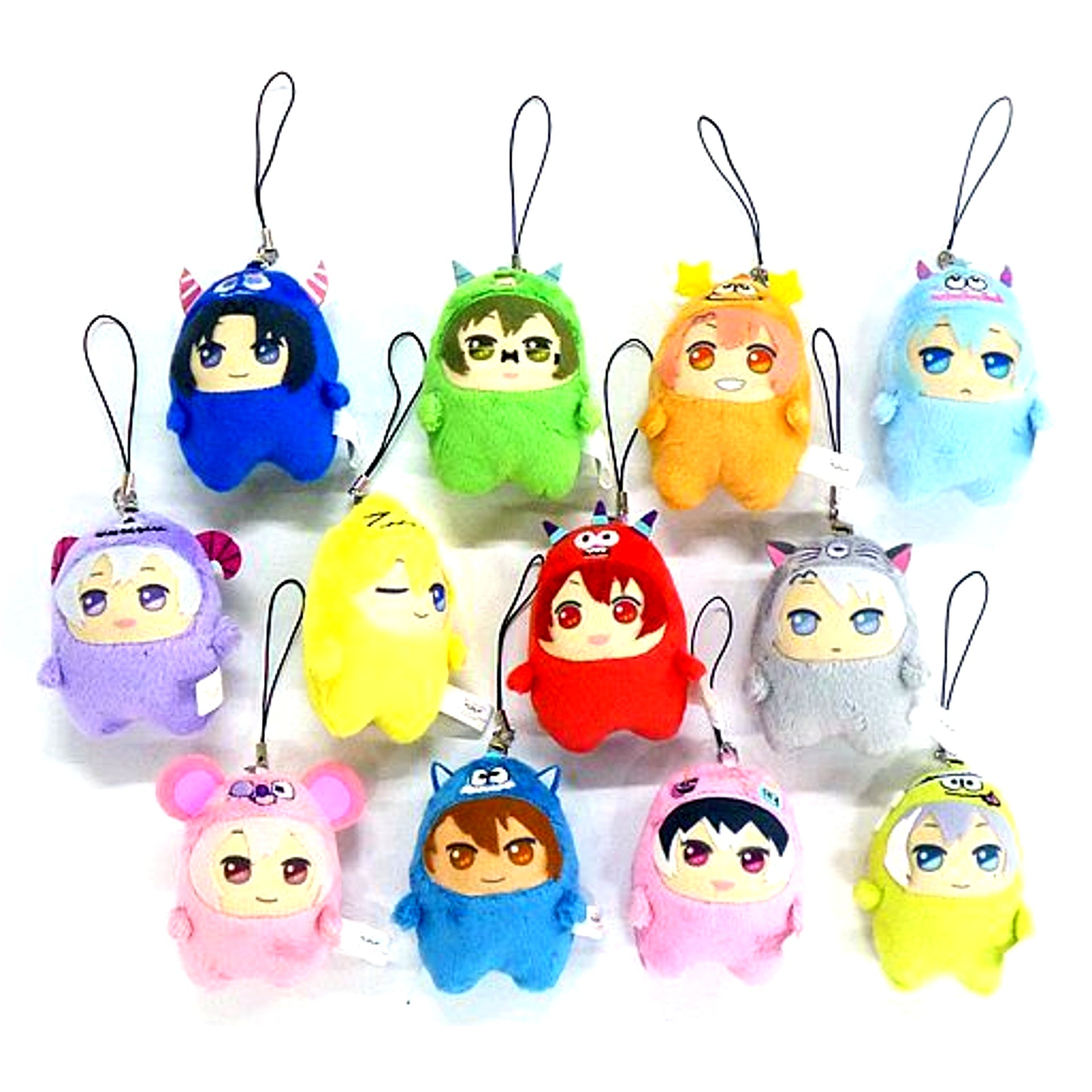 Set of 12 IDOLiSH7 Torupaka Plush Strap Ainana Parade [USED]
