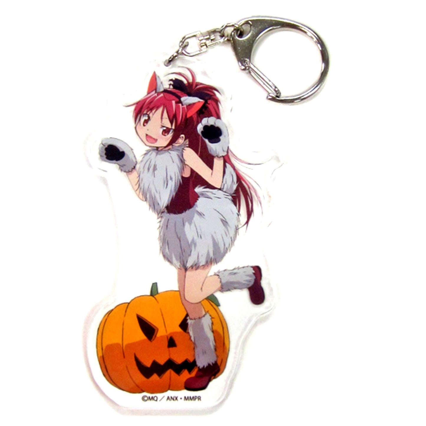 Kyoko Sakura Halloween Acrylic Keychain Puella Magi Madoka Magica the Movie Rebellion Aniplex Plus Limited [USED]