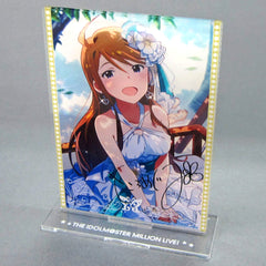THE IDOLM@STER Million Live! Megumi Tokoro Ichiban Kuji Idol Gallery Acrylic Stand Prize A Acrylic Stands [USED]