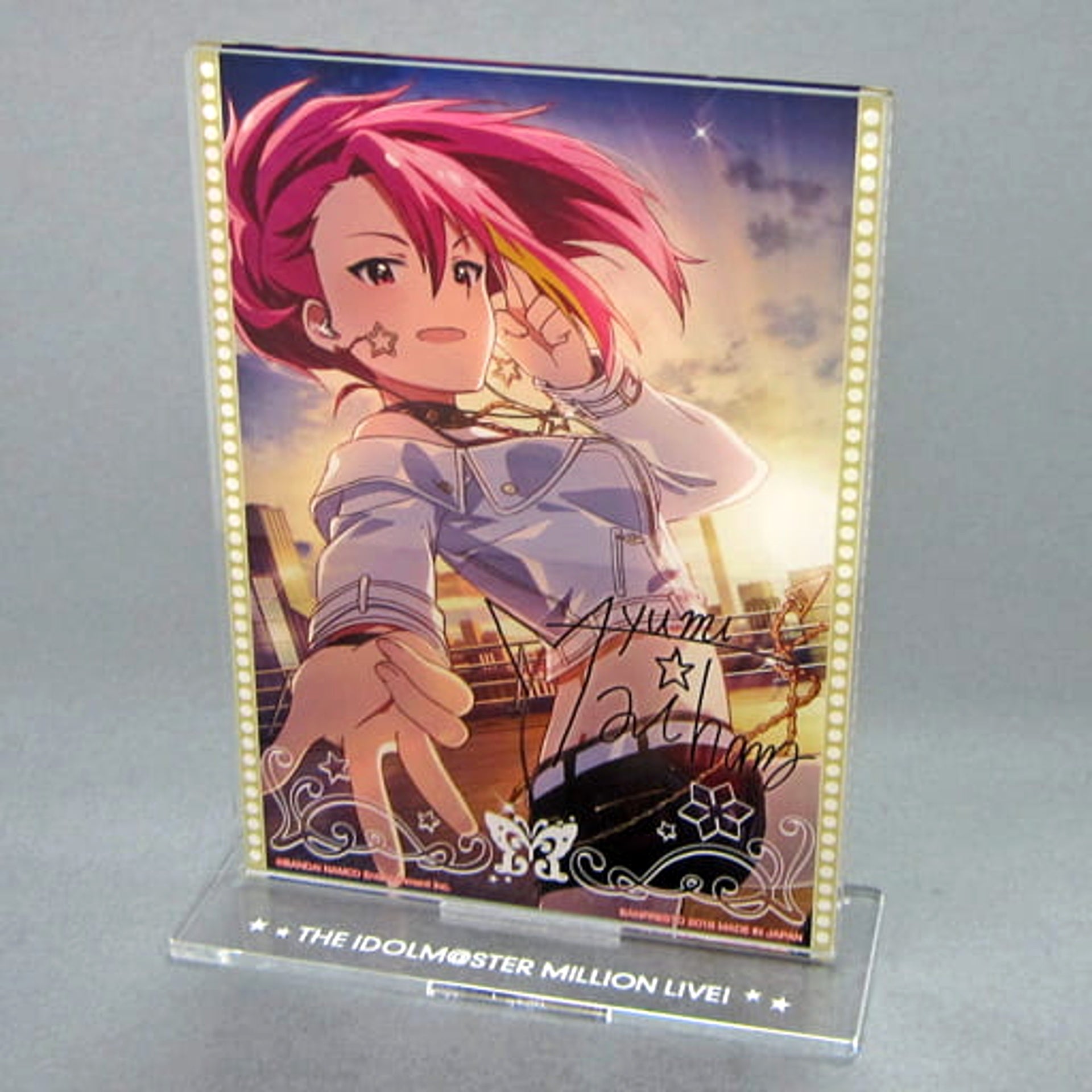THE IDOLM@STER Million Live! Maihama Ayumu Ichiban Kuji Idol Gallery Acrylic Stand Prize A Acrylic Stands [USED]