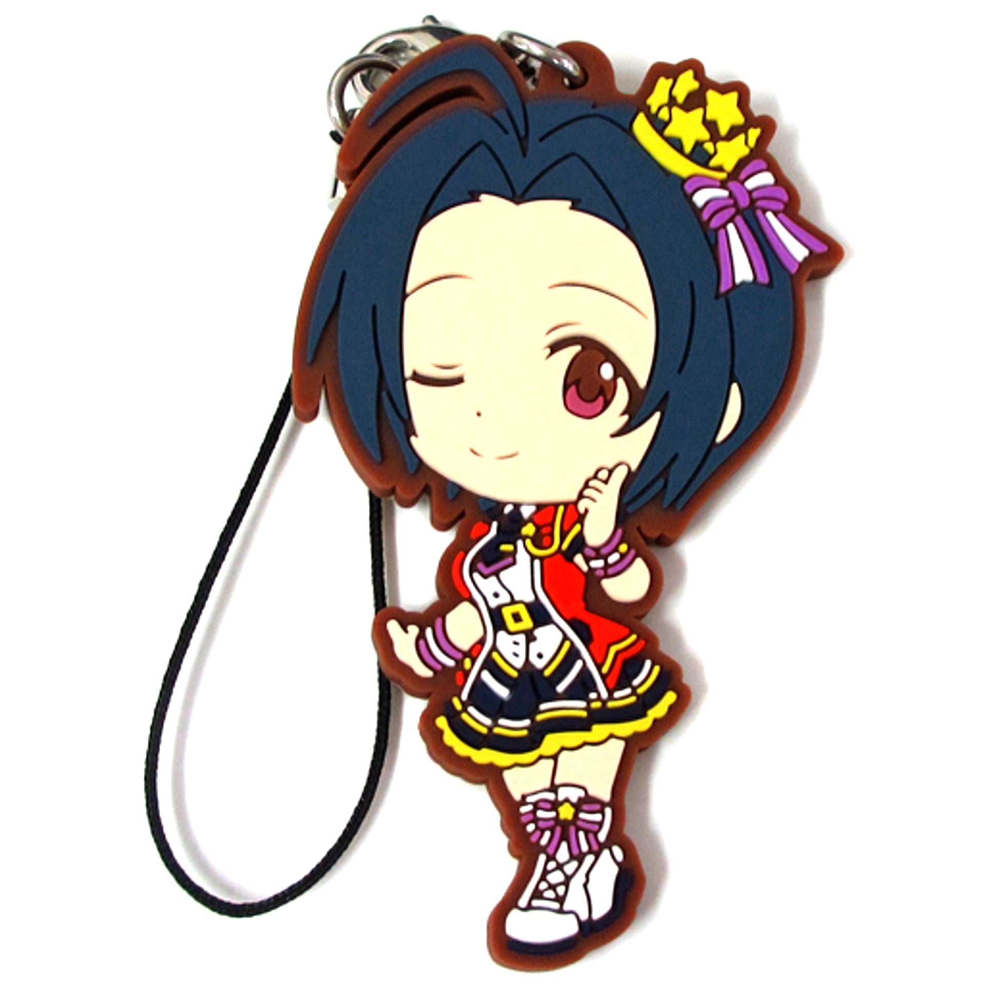 Azusa Miura Prize B The Idolmaster Million Live Idol Gallery 765PRO ALLSTARS Ver. Ichiban Kuji Rubber Strap [USED]
