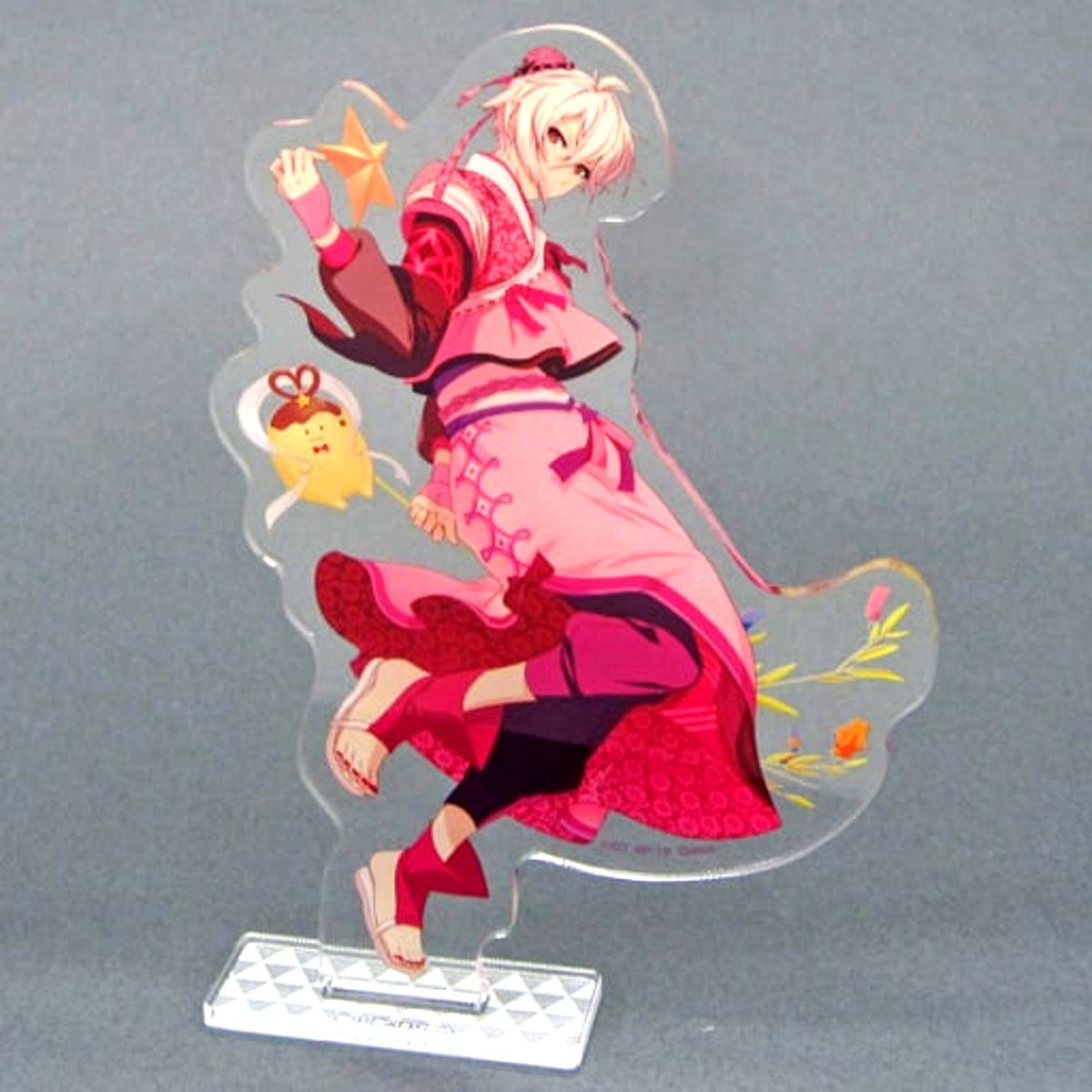 Tenn Kujo IDOLiSH7 Ichiban Kuji Memorial Series Shuyakuda! King Pudding Acrylic Stand D Prize [USED]