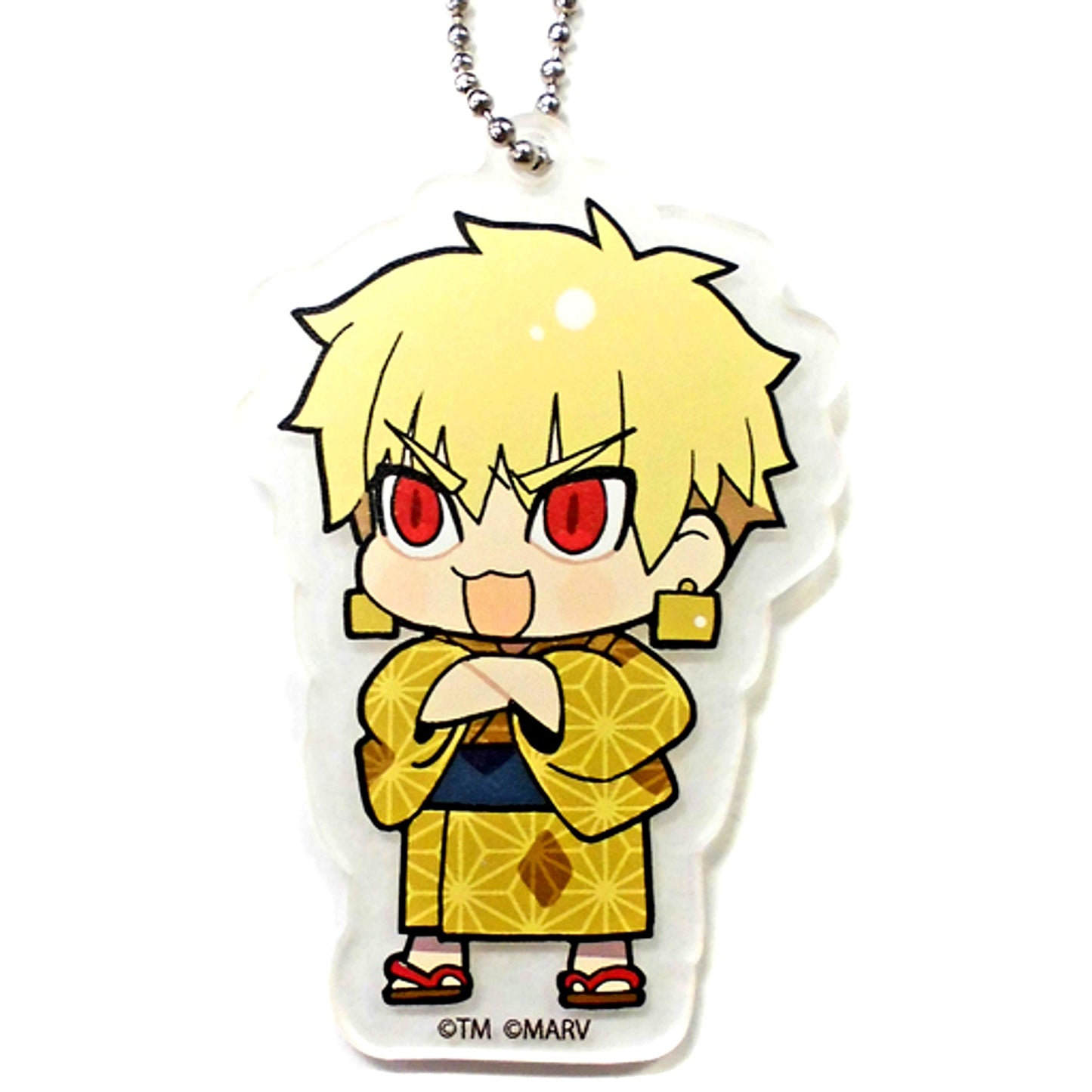 Archer Gilgamesh Fate/EXTELLA LINK Trading Washi Acrylic Keychain Treevillage [USED]