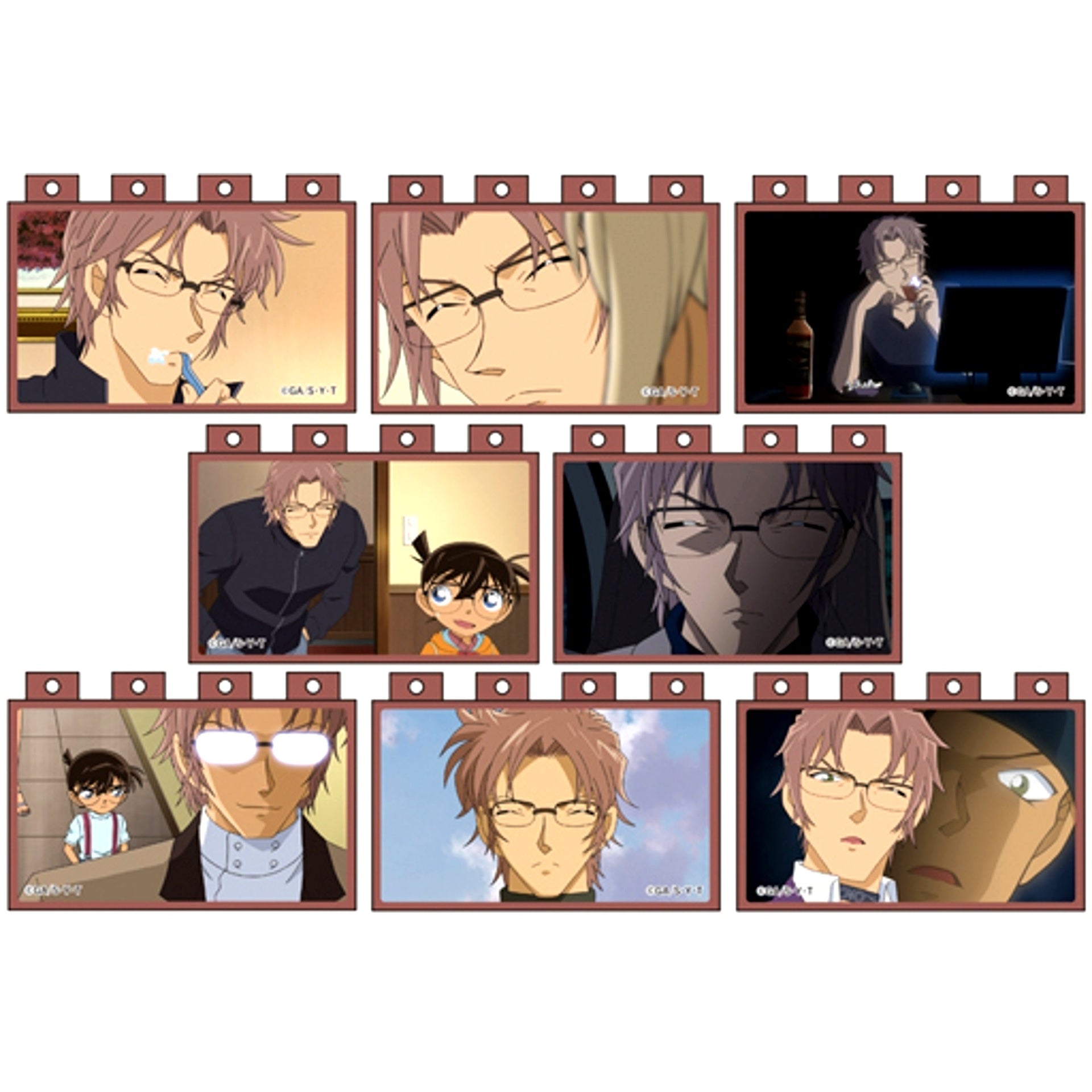 Set of 8 Subaru Okiya Detective Conan Anime Block Okiya Collection [USED]