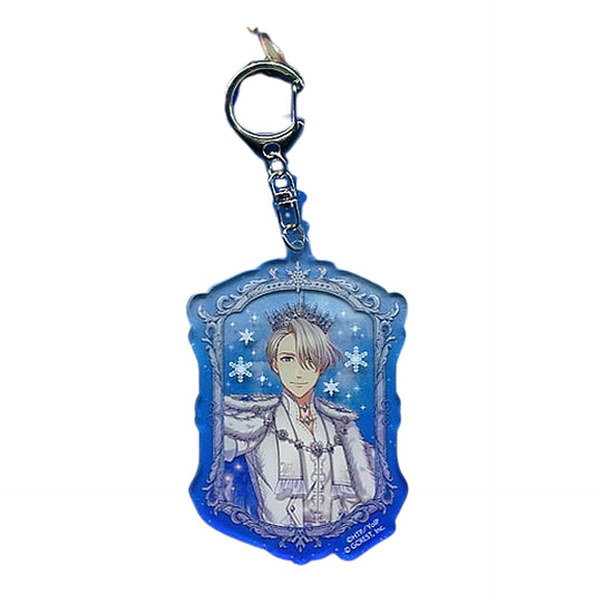 Yuri!!! on Ice X 100 Sleeping Princes and the Kingdom of Dreams Victor Nikiforov Acrylic Keychain Keychains [USED]