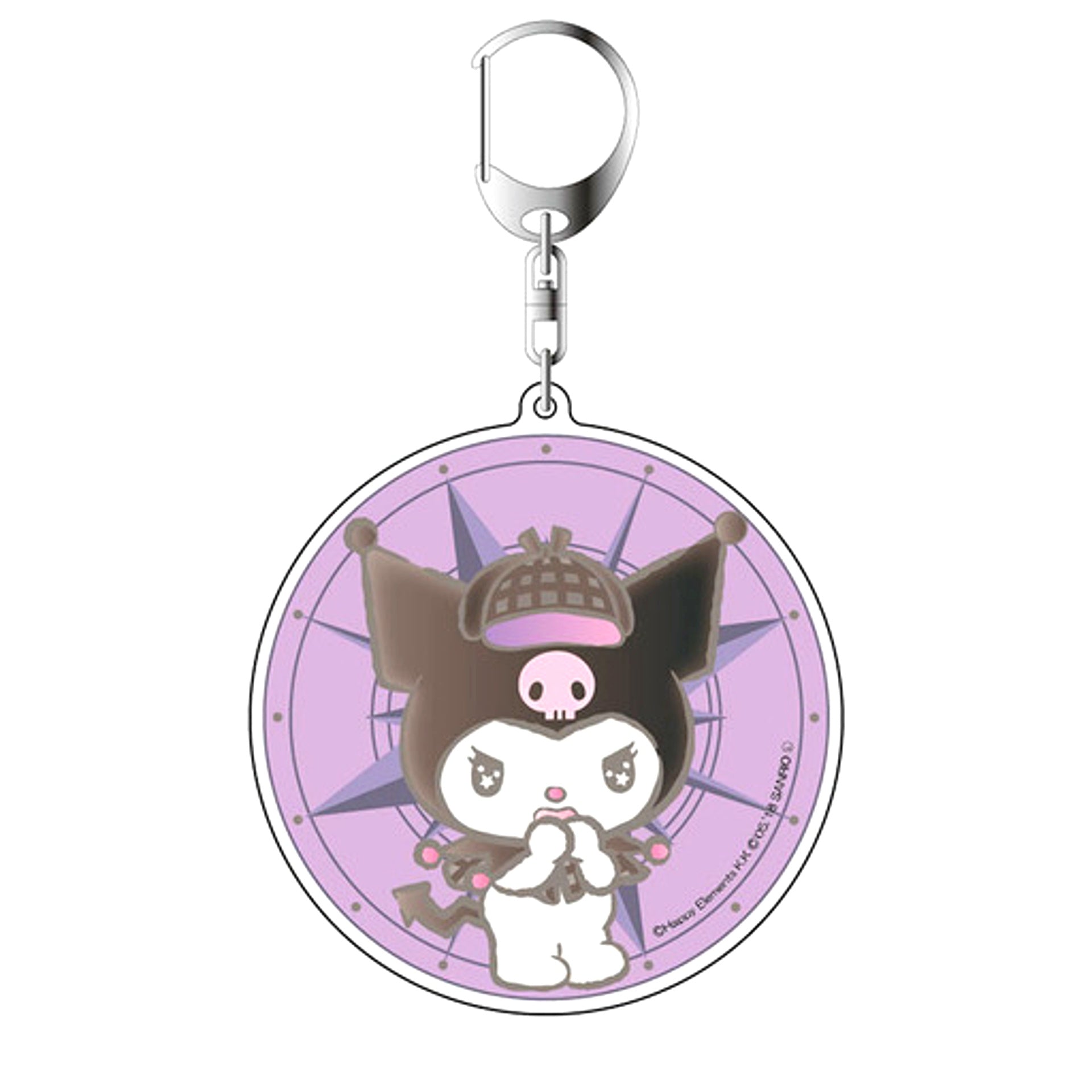 Kuromi Ensemble Stars! x Sanrio Characters Big Keychain Undead x Kuromi [USED]