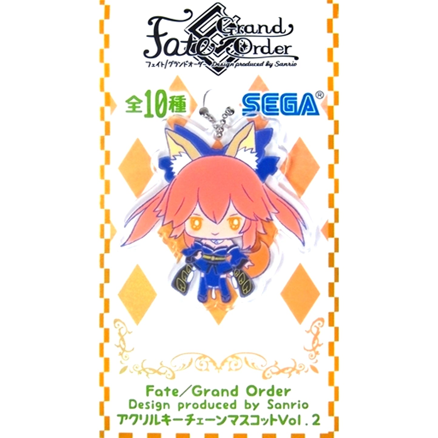 Caster Tamamo no Mae Fate/Grand Order Acrylic Keychain Mascot Vol.2 Sanrio [USED]