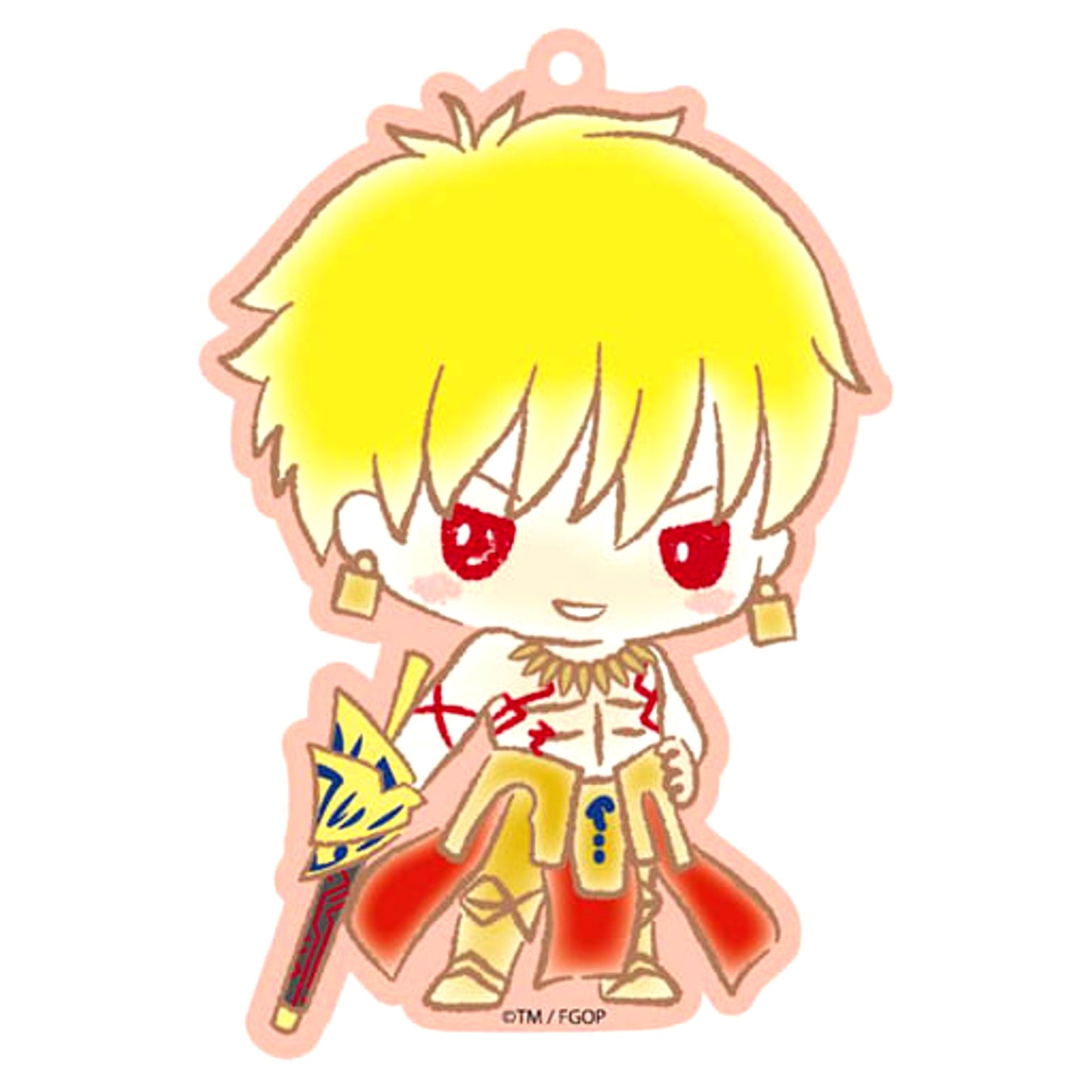 Fate/Grand Order Gilgamesh Alt Illustration Acrylic Keyholder Vol.3 Sanrio Design [USED]
