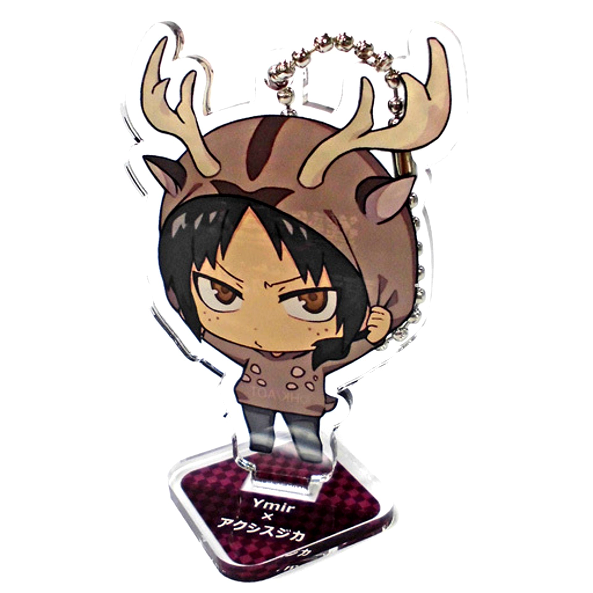 Ymir Attack on Titan x Tobu Zoo Trading Acrylic Stand Keychain Animal Costume Ver. B [USED]