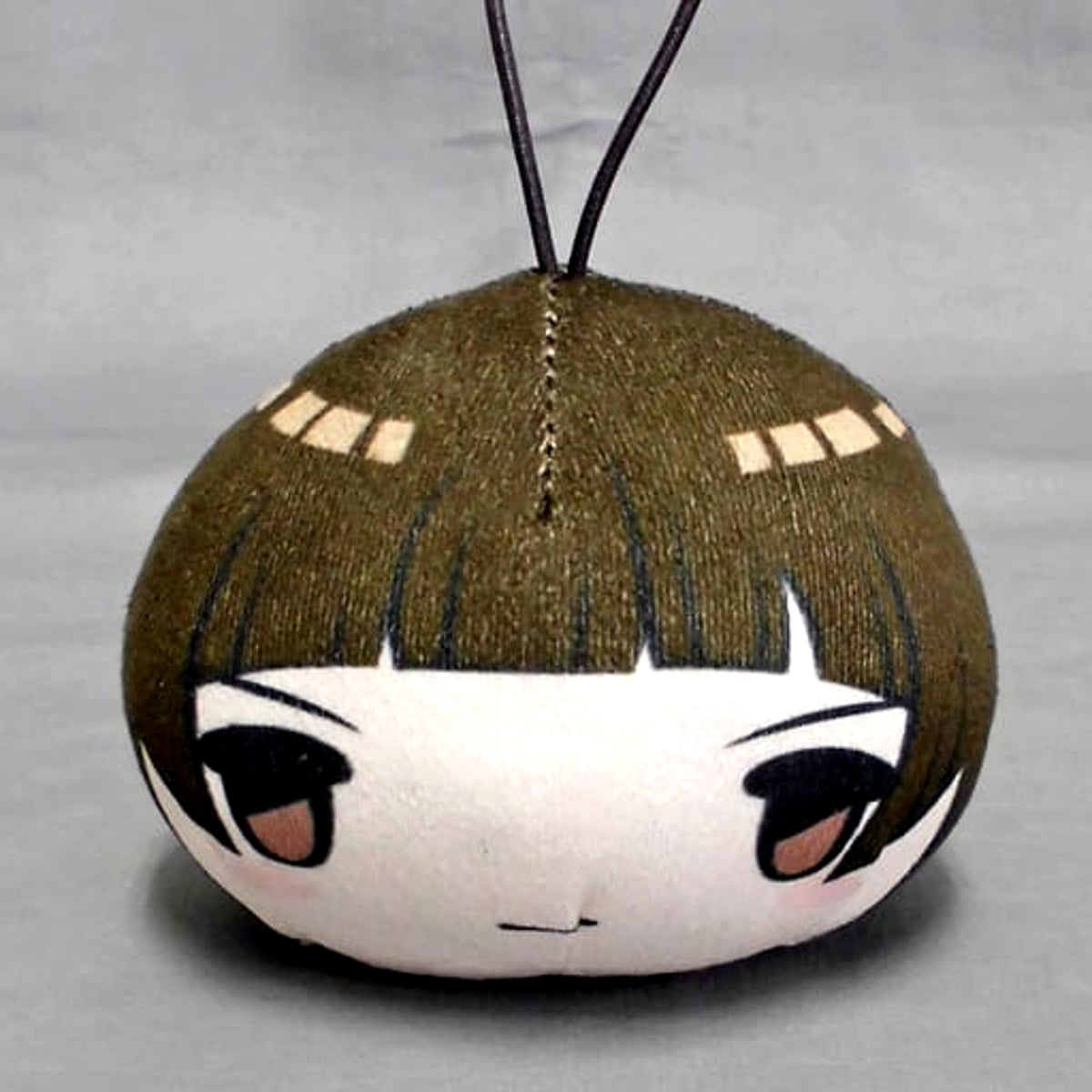 Touken Ranbu: Hanamaru Toshiro Hirano Mochi-Puchi Maruko Mascot 2 Keychains [USED]