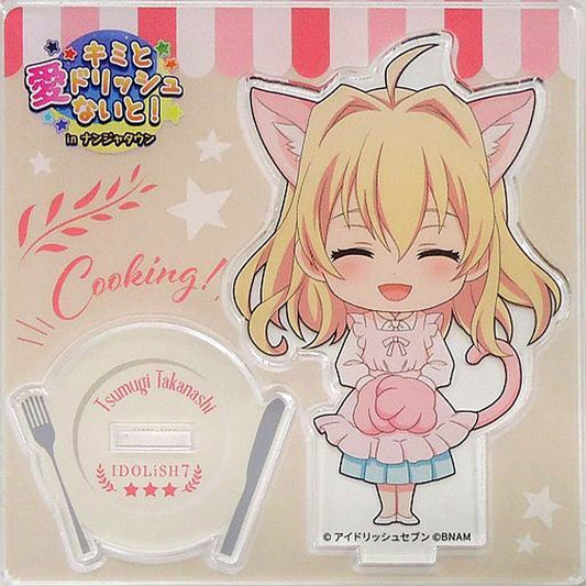 Tsumugi Takanashi IDOLiSH7 Acrylic Stand Kimi to Ai Drishinai to! in Namja Town [USED]