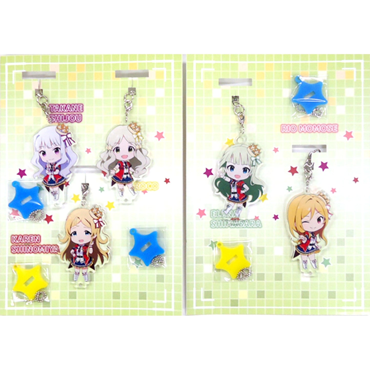 ARRIVE THE IDOLM@STER MILLION LIVE! Nendoroid Plus Acrylic Keychain Set with Stand 5thLIVE BRAND NEW PERFORM@NCE!!! [USED]