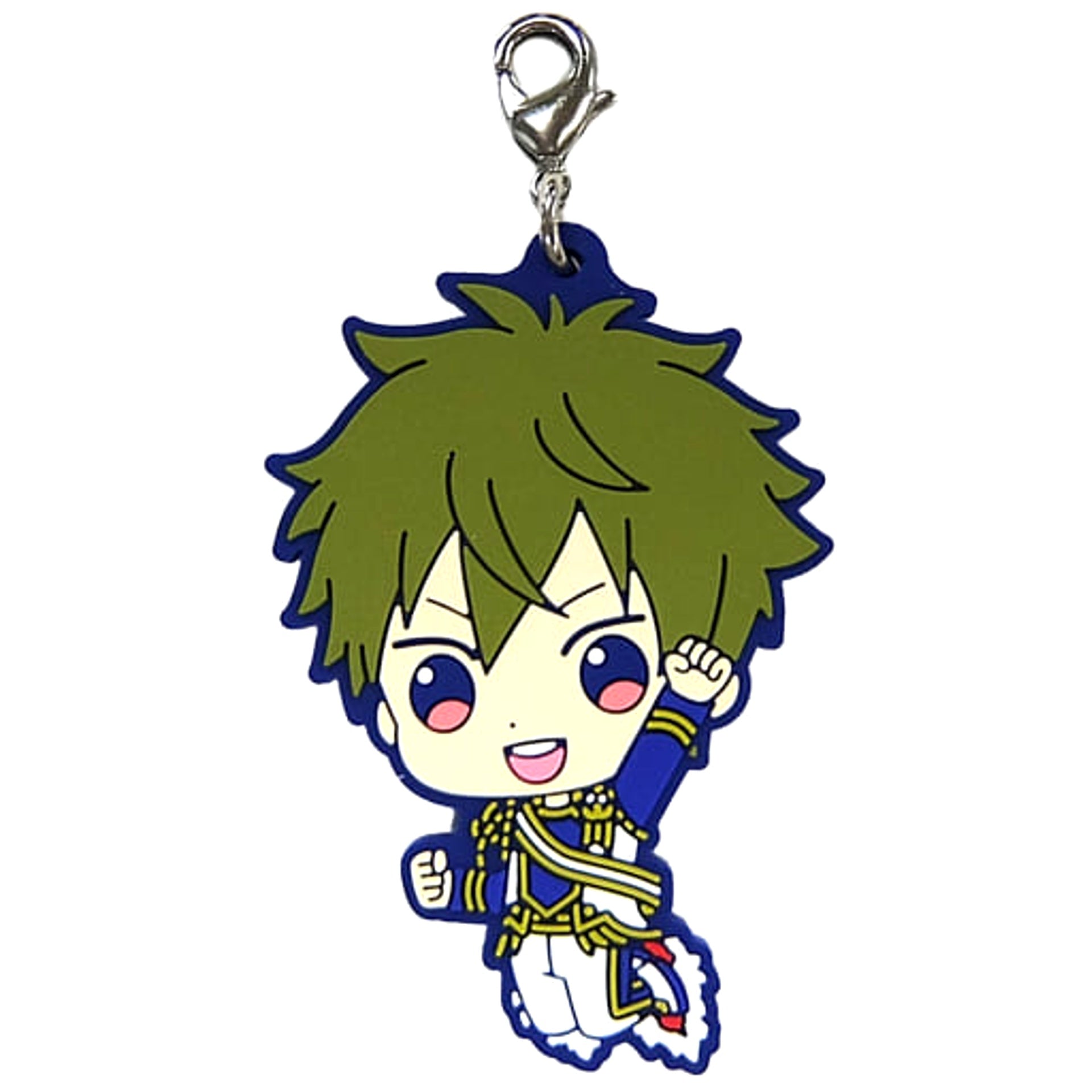 THE IDOLM@STER SideM Hayato Akiyama Ichiban Kuji Anniversary Collection Physical Rubber Charm Prize Q [USED]