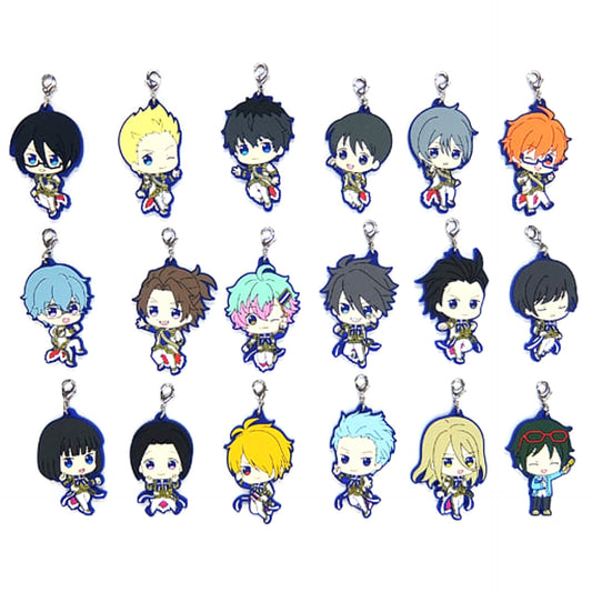 THE IDOLM@STER SideM Kaoru Sakuraba & Others All 18 Types Set Ichiban Kuji Anniversary Collection Intelli Rubber Charm Prize R [USED]