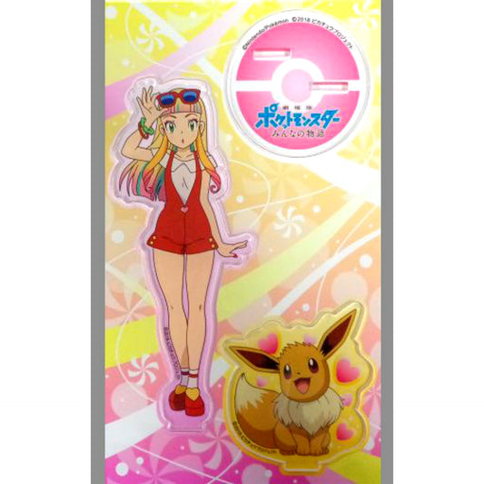 Risa & Eevee Acrylic Stand Pokemon the Movie: The Power of Us Theater Goods [USED]