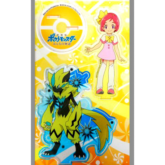 Margo & Zeraora Acrylic Stand Pokemon the Movie The Power of Us Theater Limited [USED]