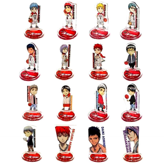 Set of 16 Kuroko's Basketball Acrylic Mini Figure WJ 50th Anniv Exhibition Ver. Part 2 50th Anniv Weekly Shonen Jump Exhibition Vol.3 Goods [USED]