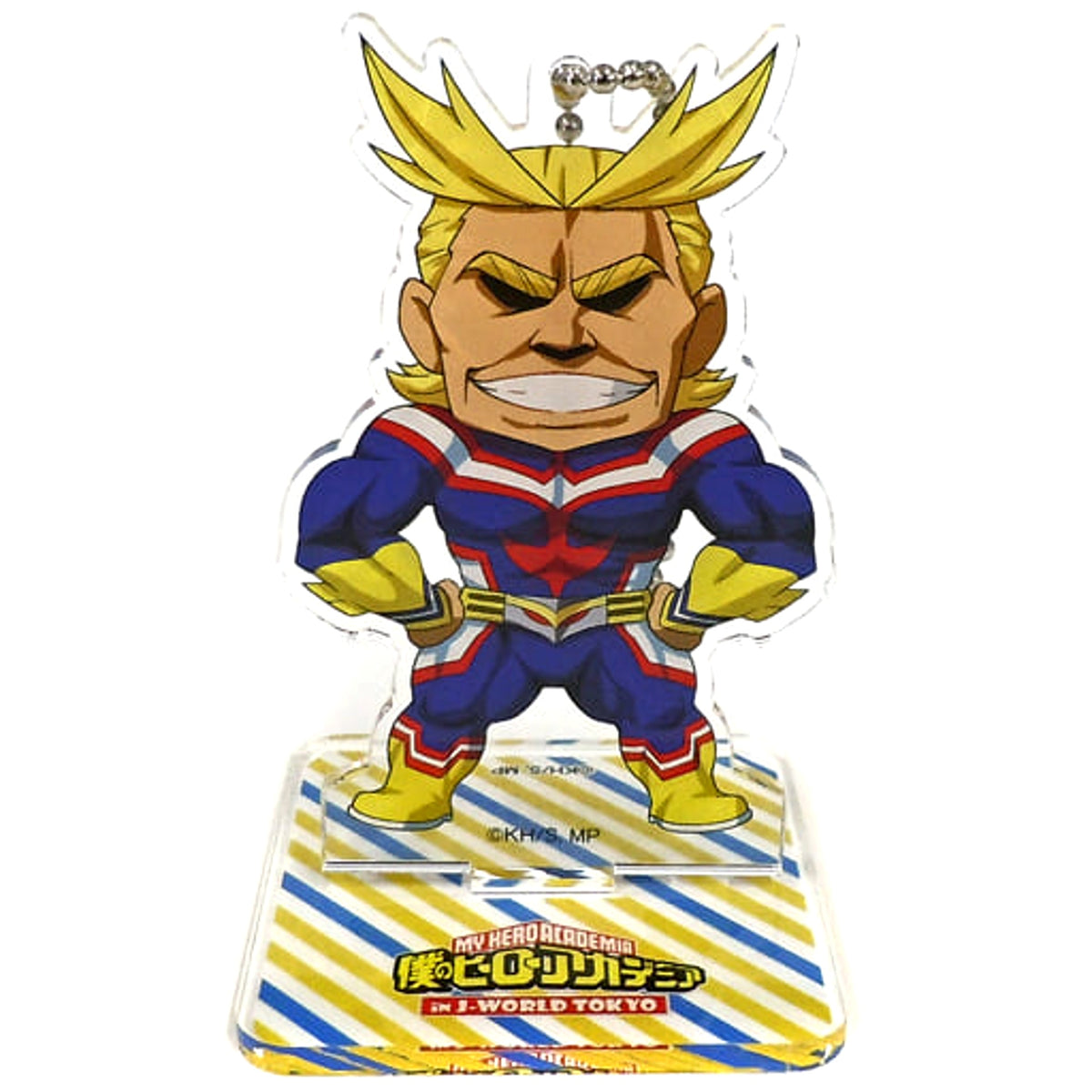 My Hero Academia All Might Chibi WORLD Acrylic Stand in J-WORLD TOKYO Acrylic Stands [USED]