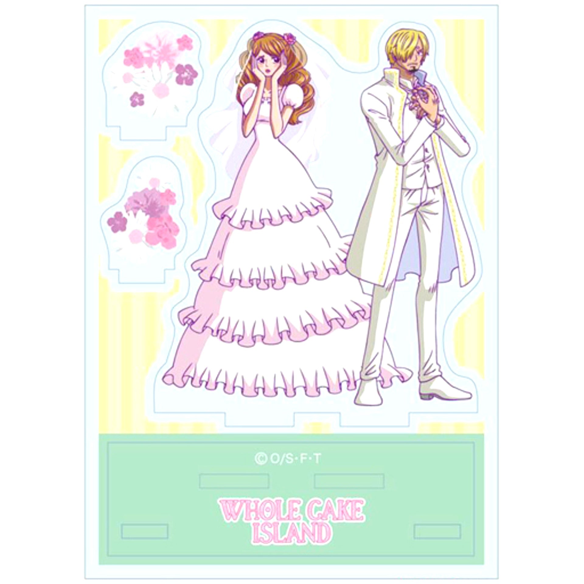 Sanji and Pudding Acrylic Diorama One Piece [USED]