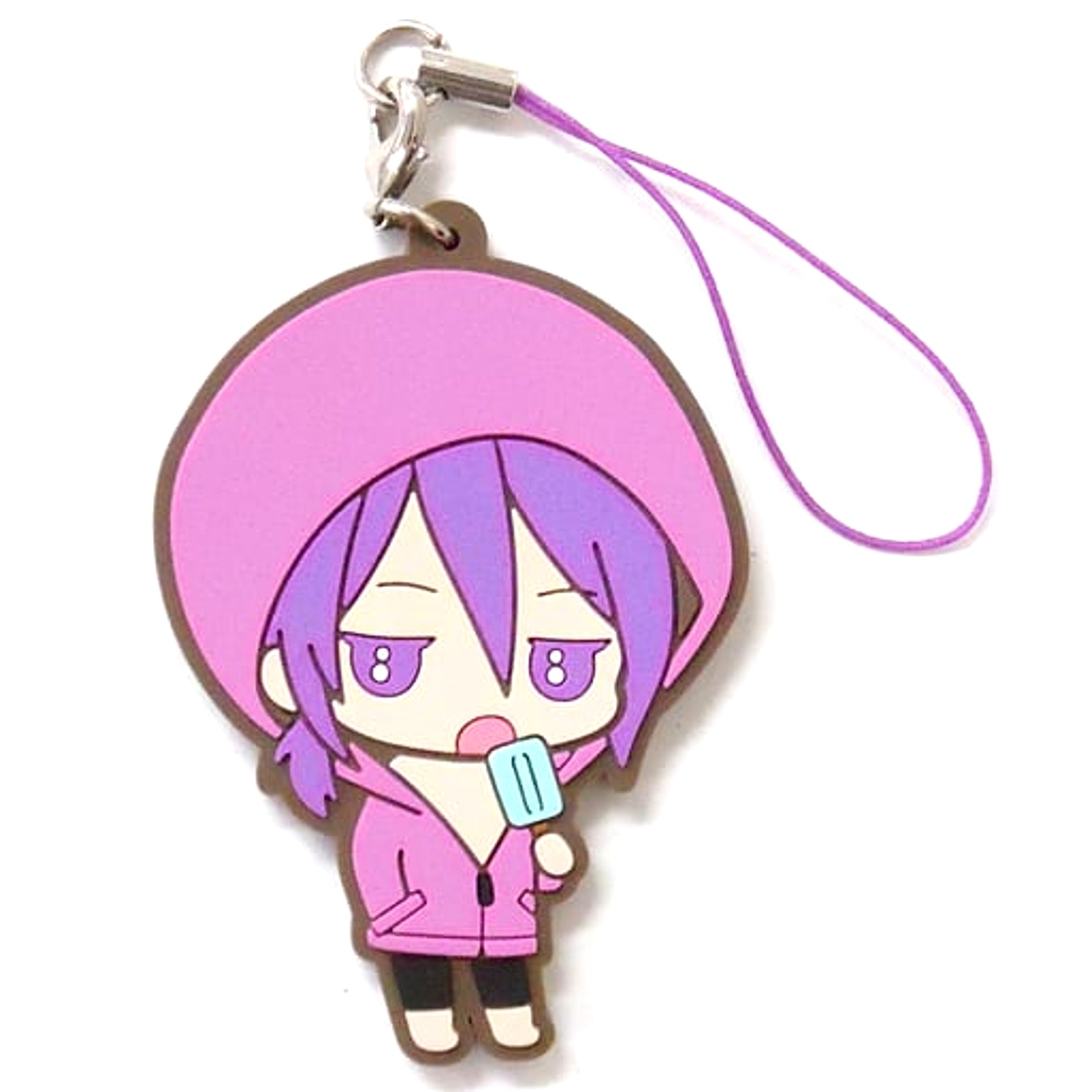 Kuroko's Basketball Atsushi Murasakibara Capsule Rubber Mascot In Summer 2016 Keychains [USED]