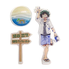 My Hero Academia Izuku Midoriya Acrylic Stand Minna de Tsukurou! Umi no Ie in Tokyu Hands Limited Acrylic Stands [USED]