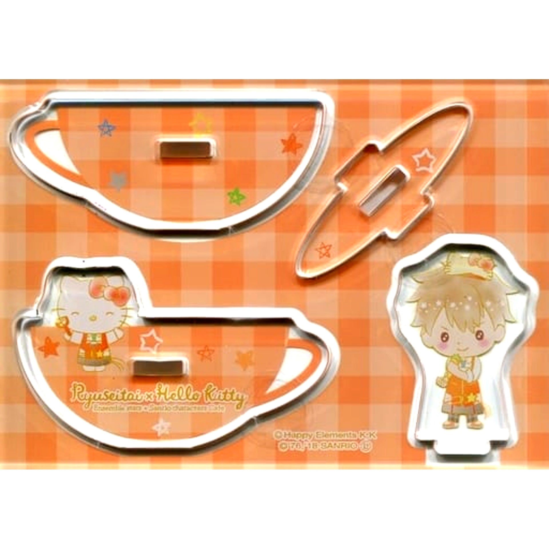 Chiaki Morisawa x Hello Kitty Ensemble Stars! x Sanrio Characters Cafe Acrylic Stand A [USED]