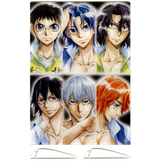 Group Illustration Acrylic Stand Bonus for Blu-ray DVD Yowamushi Pedal GLORY LINE BOX TOHO animation STORE [USED]