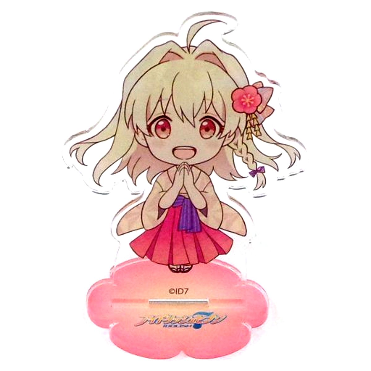 Tsumugi Takanashi IDOLiSH7 x Animega Cafe 2nd Acrylic Stand New Year Costume Ver. [USED]