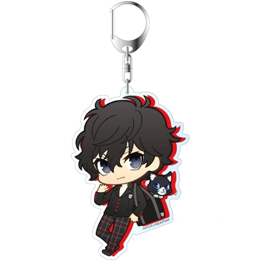 Persona 5: The Animation Ren Amemiya Puni Chara Deka Keychain Keychains [USED]