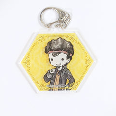 Code Geass: Lelouch of the Rebellion III Glorification Kaname Ogi Graph Art Design Acrylic Keychain The Black Knights Keychains [USED]