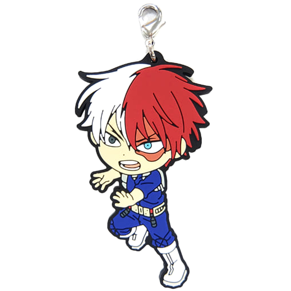 My Hero Academia Shoto Todoroki Ichiban Kuji Sara ni Mukou e Rubber Charm Kyunchara Illustrations Prize E Charm [USED]