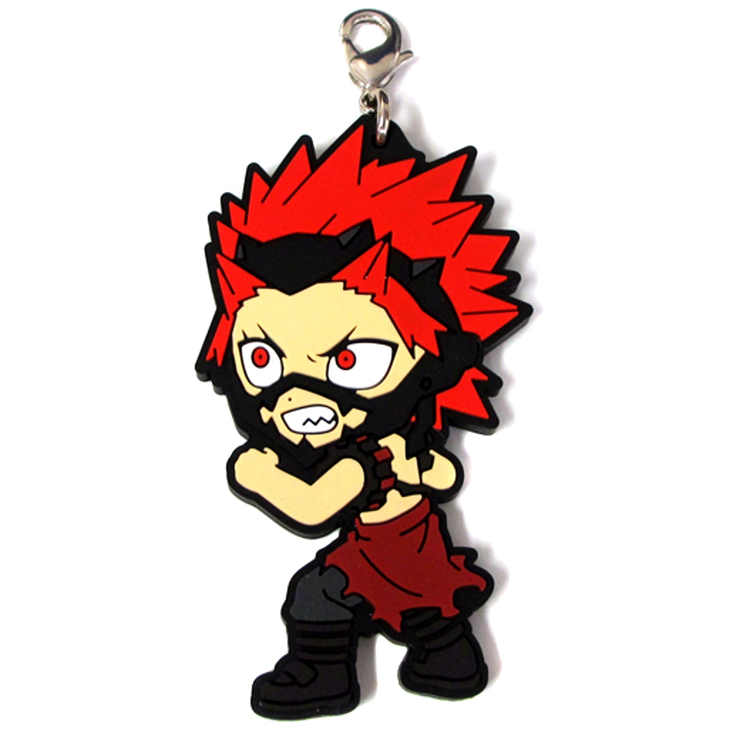 Eijiro Kirishima Prize E My Hero Academia Go Beyond Ichiban Kuji Kyun Chara Illustrations Rubber Charm [USED]