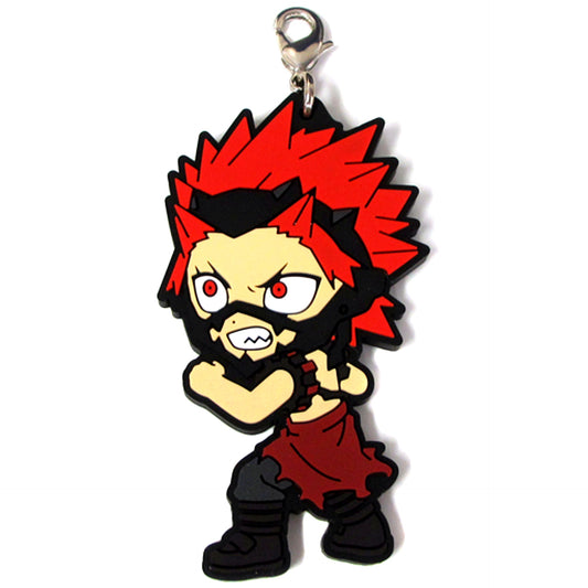 Eijiro Kirishima Prize E My Hero Academia Go Beyond Ichiban Kuji Kyun Chara Illustrations Rubber Charm [USED]