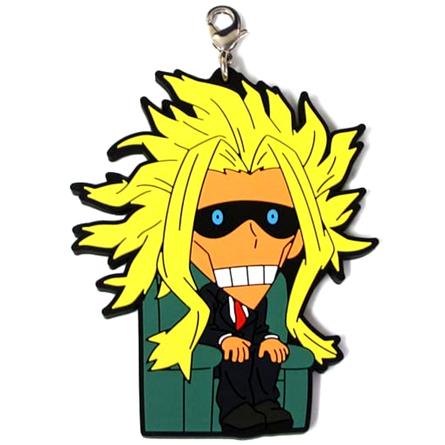 All Might My Hero Academia Ichiban Kuji Sara ni Mukou e Rubber Charm Kyunchara Illustrations Prize E [USED]