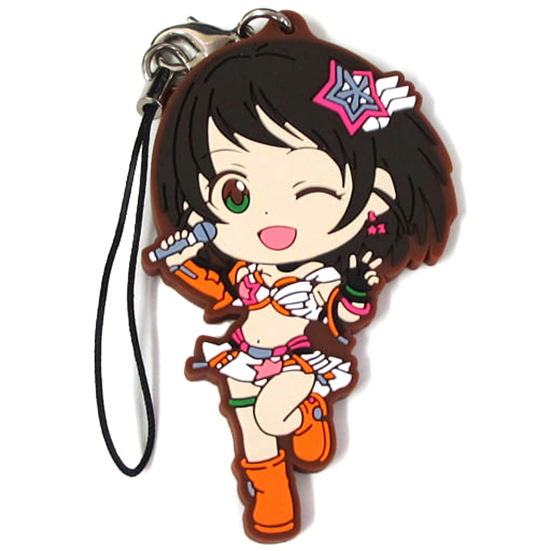THE IDOLM@STER Cinderella Girls Miyo Harada Ichiban Kuji Intense Heat! Rubber Charm Kyunchara Illustrations Prize E [USED]