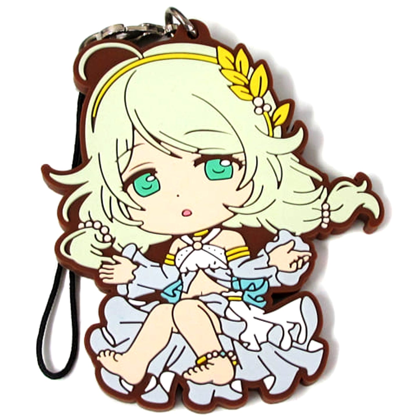 THE IDOLM@STER Cinderella Girls Kozue Yusa Ichiban Kuji Intense Heat! Rubber Charm Kyunchara Illustrations Prize E [USED]