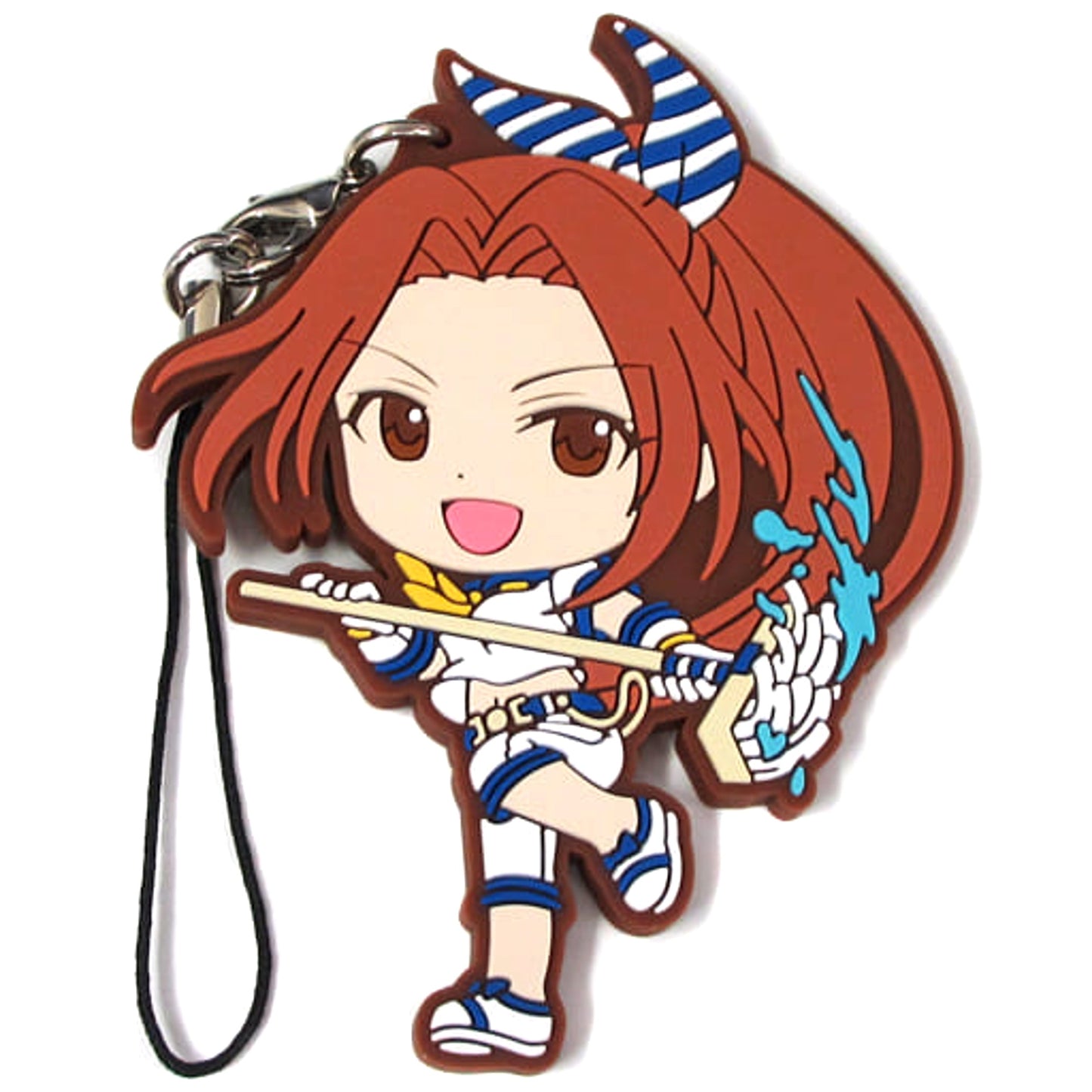 THE IDOLM@STER Cinderella Girls Nagisa Aino Ichiban Kuji Intense Heat! Rubber Charm Kyunchara Illustrations Prize E [USED]