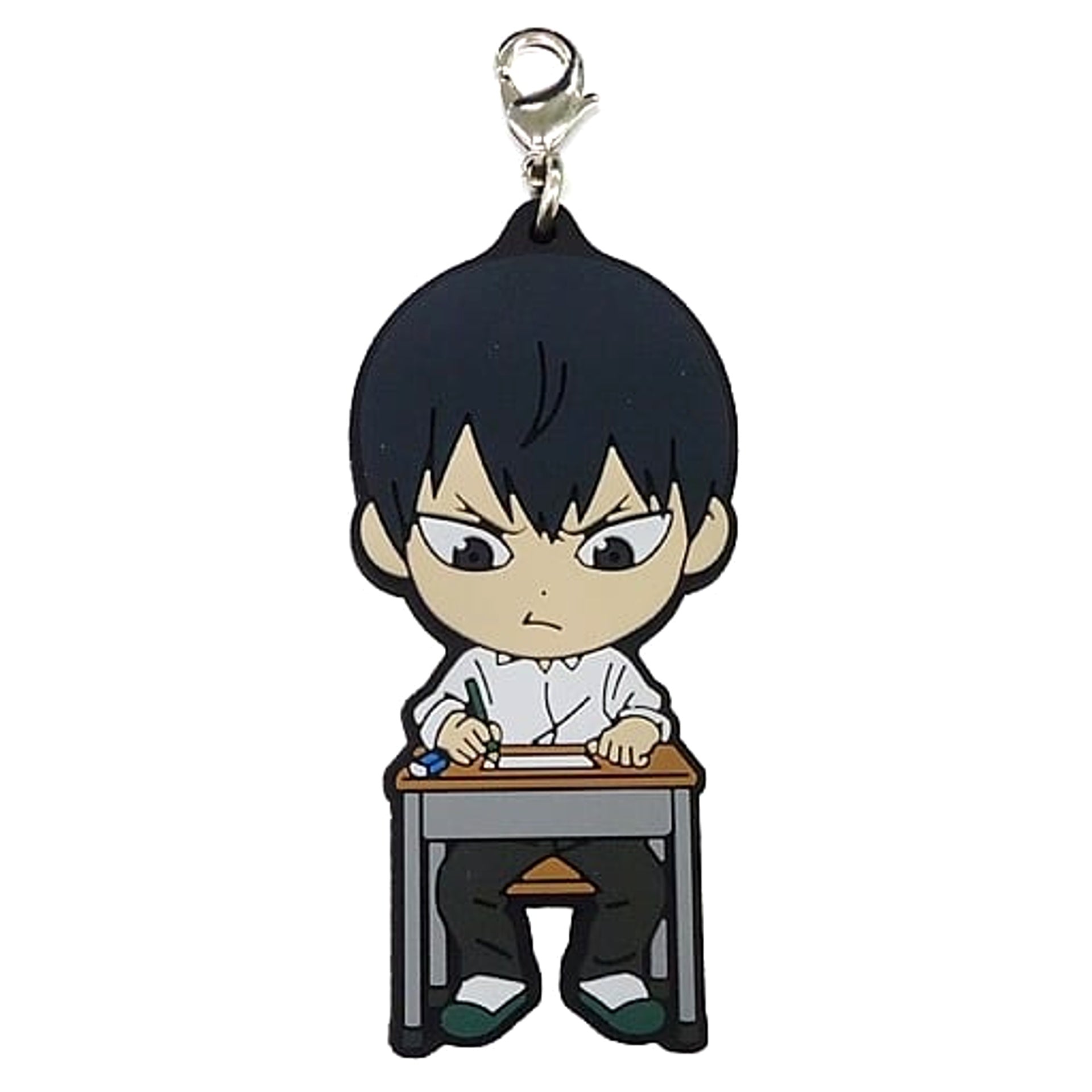 Haikyu!! Tobio Kageyama Ichiban Kuji Match Breathing 1st Grade Rubber Charm Kyunchara Illustrations Prize M Charm [USED]