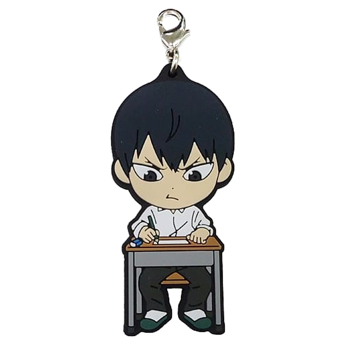 Haikyu!! Tobio Kageyama Ichiban Kuji Match Breathing 1st Grade Rubber Charm Kyunchara Illustrations Prize M Charm [USED]