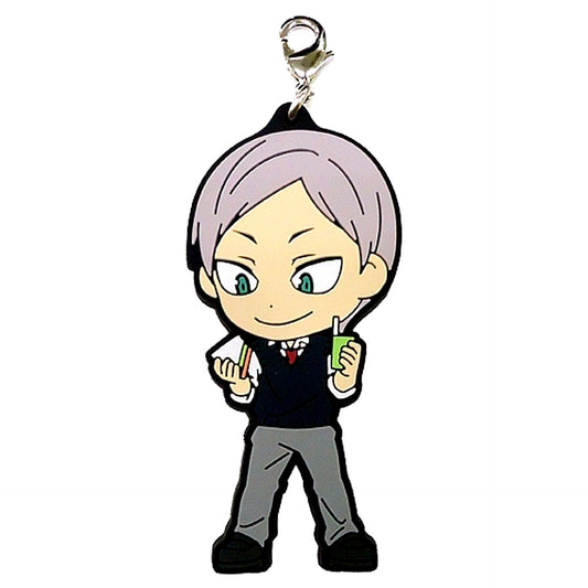 Lev Haiba 1st Year Rubber Charm M Prize Kyun Chara Illustrations Ichiban Kuji Haikyu Shiai no Kokyu [USED]