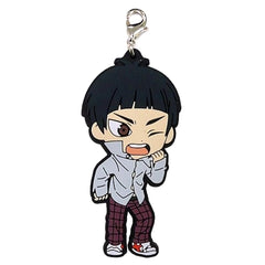 Haikyu!! Tsutomu Goshiki Ichiban Kuji Match Breathing 1st Grade Rubber Charm Kyunchara Illustrations Prize M Charm [USED]